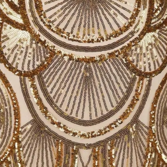 Great Gatsby Art Deco Sequined Dress - Picture 12 of 12